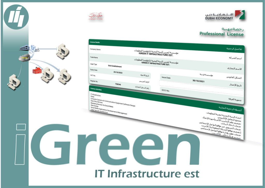 iGreen IT Infrastructure license in UAE