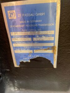 Plat of 4WG260 ZF Transmission