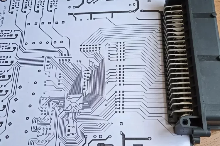 Printed circuit for initial test